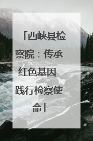 西峡县检察院：传承红色基因 践行检察使命
